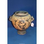 A large ancient Greek two handled stamnos, probably south Italian,