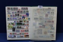 A very full Stock book of Stamps, mostly Great Britain, including; Edward VII, etc.