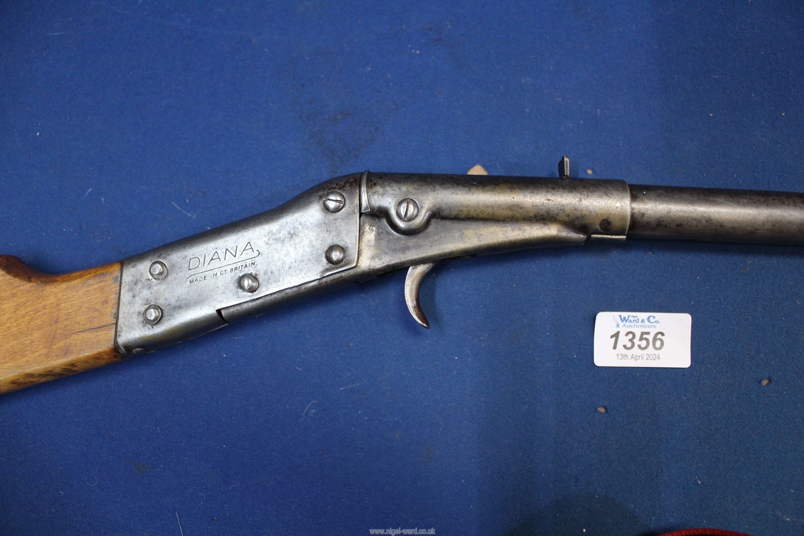 A vintage Diana Pop-Gun, made in Great Britain, model .1, 30 1/2'' long, 17 1/2'' barrel approx. - Image 2 of 4