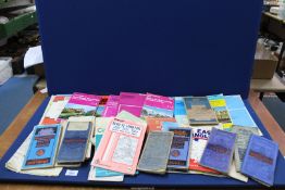 A box of OS maps for Plymouth, Exeter, Colchester etc.