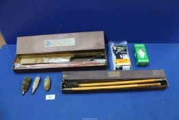 A small quantity of miscellaneous gun cleaning equipment for 12 bore and .410.