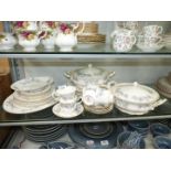 A quantity of Royal Kent 'Trentside' dinner and tea ware to include; five cups, six saucers,