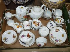 A quantity of Royal Worcester 'Evesham' tea and coffee ware.
