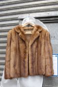 A vintage fur Jacket, possibly mink by R.C. Winterson Ltd.