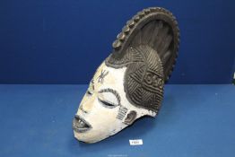 Of ethnographical interest - rare "Maiden Mask" from the Ibo people in Southern Nigeria.