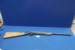 A vintage Diana break action .177 air Rifle, made in Great Britain model .