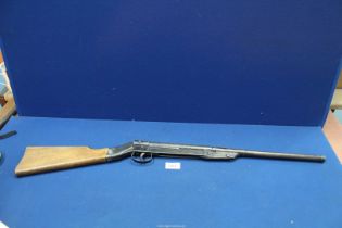 A vintage Diana break action .177 air Rifle, made in Great Britain model .