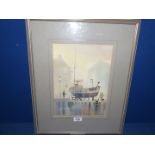 A framed and mounted Bob Bradshaw Watercolour, signed lower left,