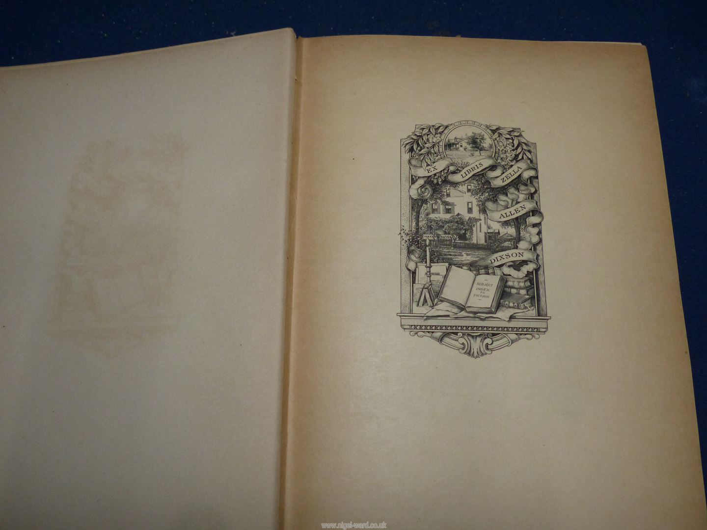 'Concerning Book Plates' for collectors by Zella Allen Dixson, plus an Ex Libris First Edition, a/f. - Bild 3 aus 6