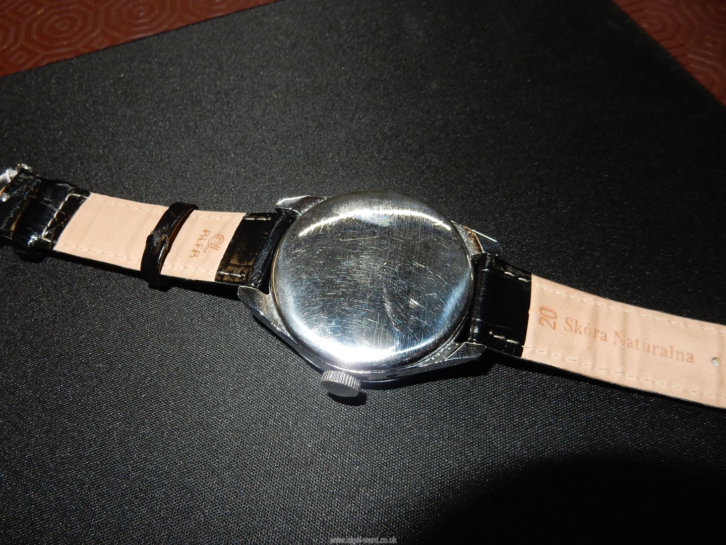 A wristwatch with converted Omega Pocket Watch movement. - Image 4 of 8