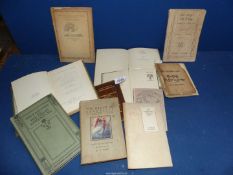 A small quantity of books including The Tooth-Ache Imagined by Horace Mayhew,
