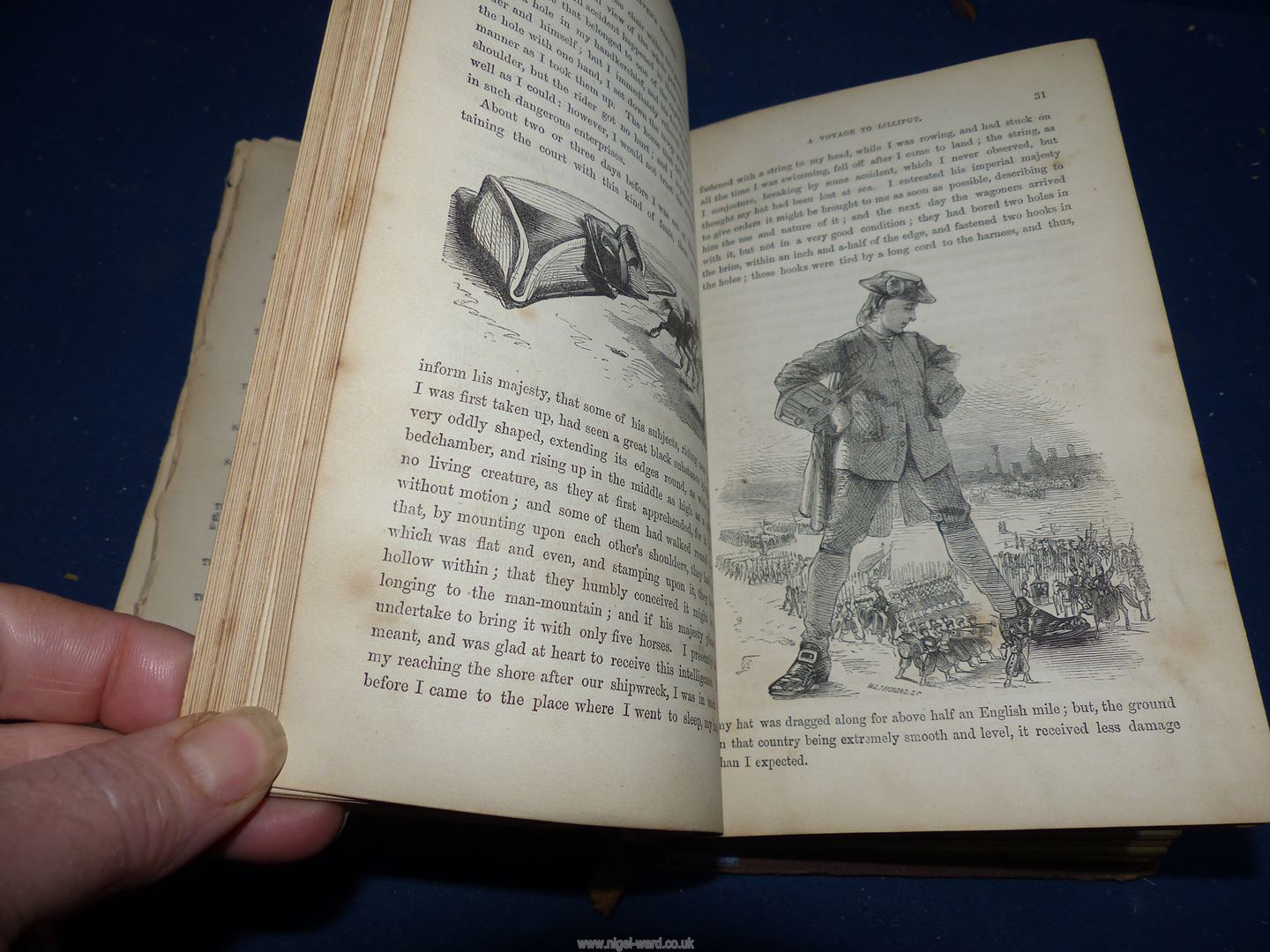 'Gulliver's Travels into several remote Nations of The World' by Jonathan Swift D.D., printed by 'S. - Bild 2 aus 3