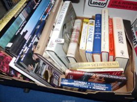 A quantity of books to include Owen Sheers 'Resistance', Antique Silver, H.V.