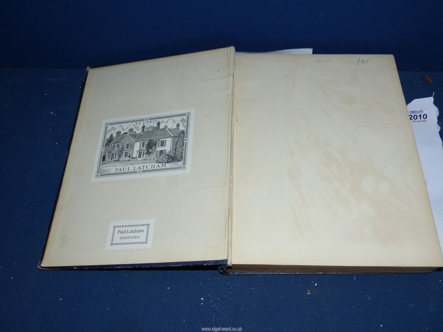 A book '147 Examples of Armorial Book Plates' from various collections (second series) printed by W. - Image 2 of 6
