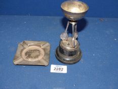A small Silver Trophy for 'Thorndale Lawn tennis Club, Gentlemen's Singles Handicap 1930',