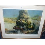 A large framed and mounted limited edition Print, no. 365/850 'King George V no.