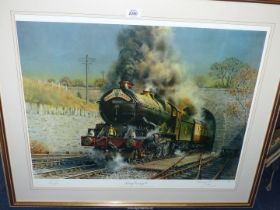 A large framed and mounted limited edition Print, no. 365/850 'King George V no.