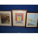 Three Watercolours to include; one by Beverly Burton,