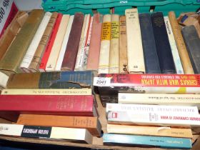 A box of books on Communism to include Karl Marx The Biography, Revolutionary Communist at work,