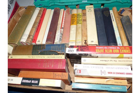 A box of books on Communism to include Karl Marx The Biography, Revolutionary Communist at work, - Image 1 of 5