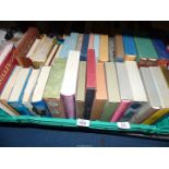 A quantity of books to include Folio Society, Harriette Wilson's Memoirs, Gullivers Travels,