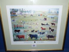 A framed and mounted limited edition Print, no.