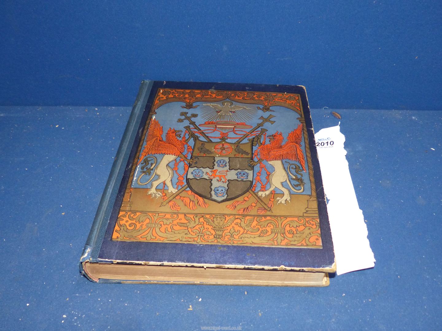 A book '147 Examples of Armorial Book Plates' from various collections (second series) printed by W.