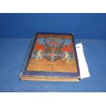 A book '147 Examples of Armorial Book Plates' from various collections (second series) printed by W.
