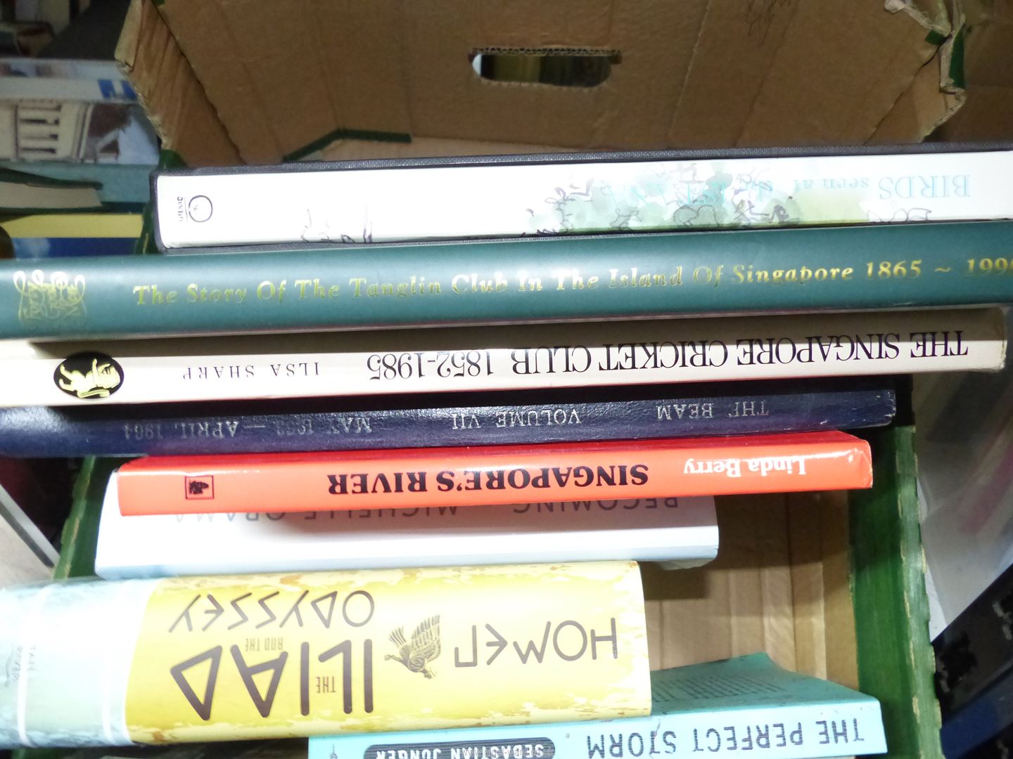 A box of books to include Singapore's Rivers, Vanda Miss Joaquim, Winning Against the Odds etc. - Bild 2 aus 4