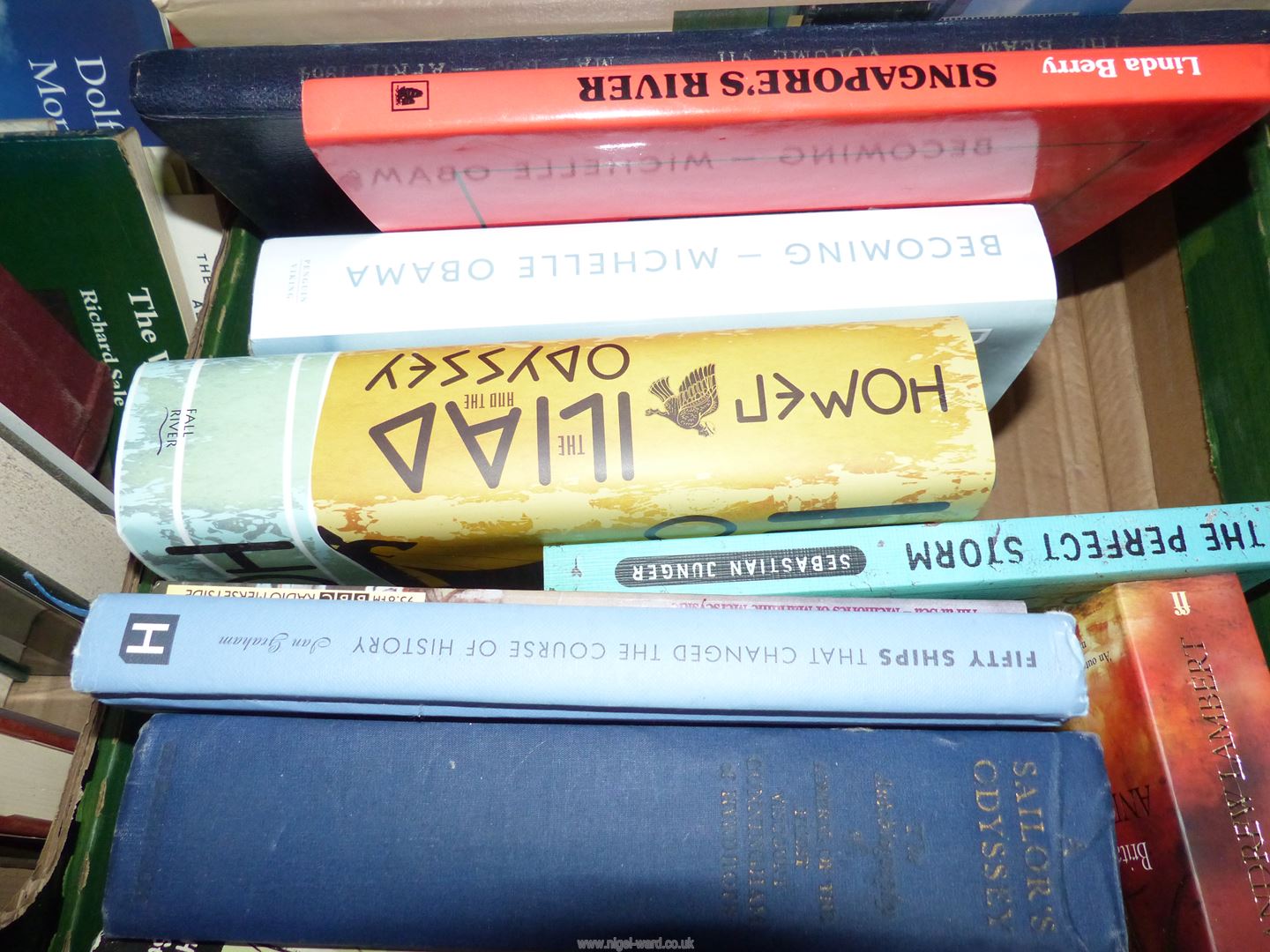 A box of books to include Singapore's Rivers, Vanda Miss Joaquim, Winning Against the Odds etc. - Bild 3 aus 4
