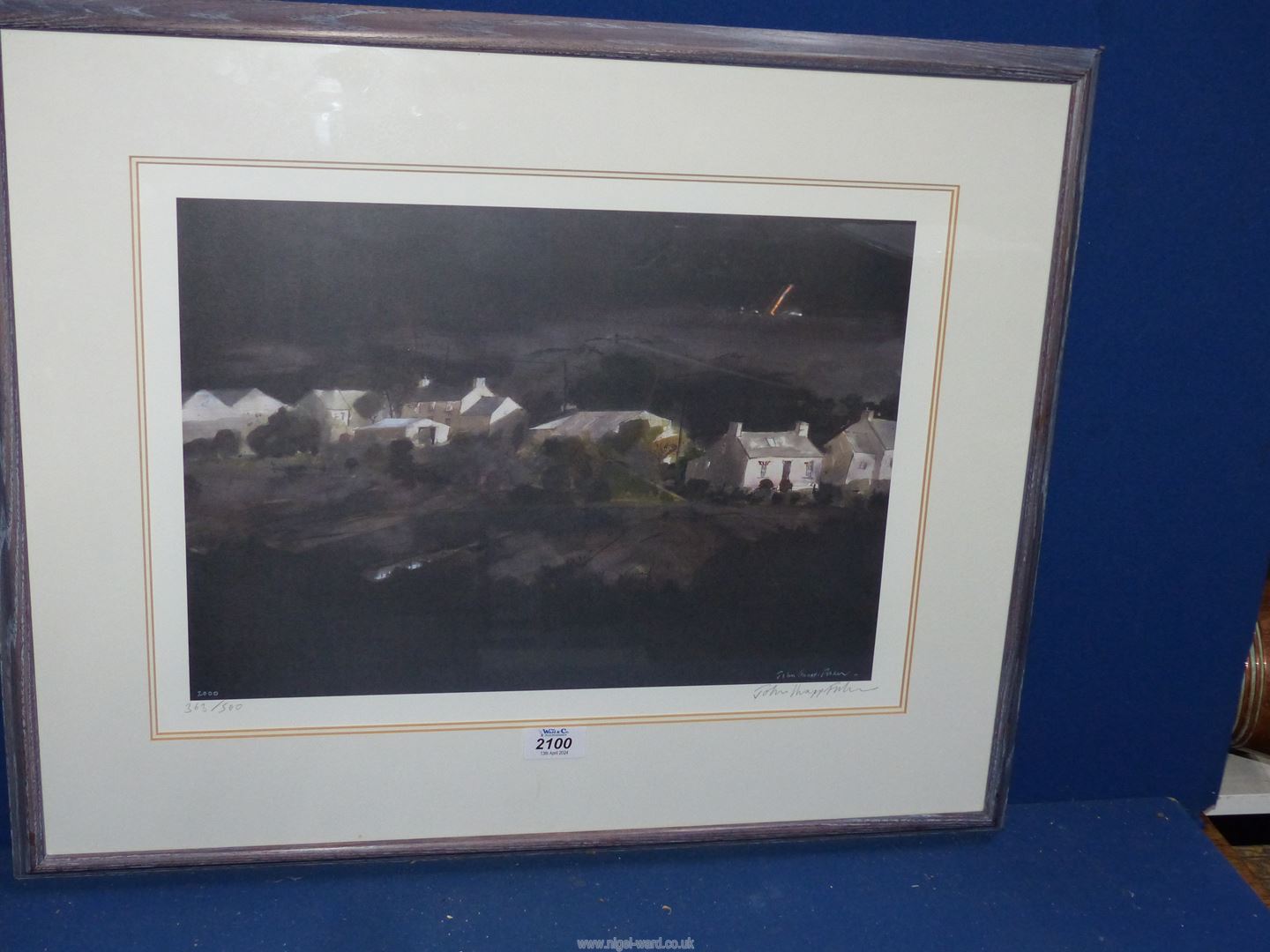 A framed and mounted limited edition Print by John Knapp Fisher, no. 363/500. - Image 2 of 3