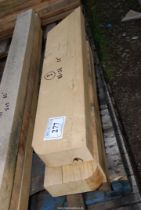 Three lengths of Oak timber 8 1/2" x 3 1/2" x 36" long.