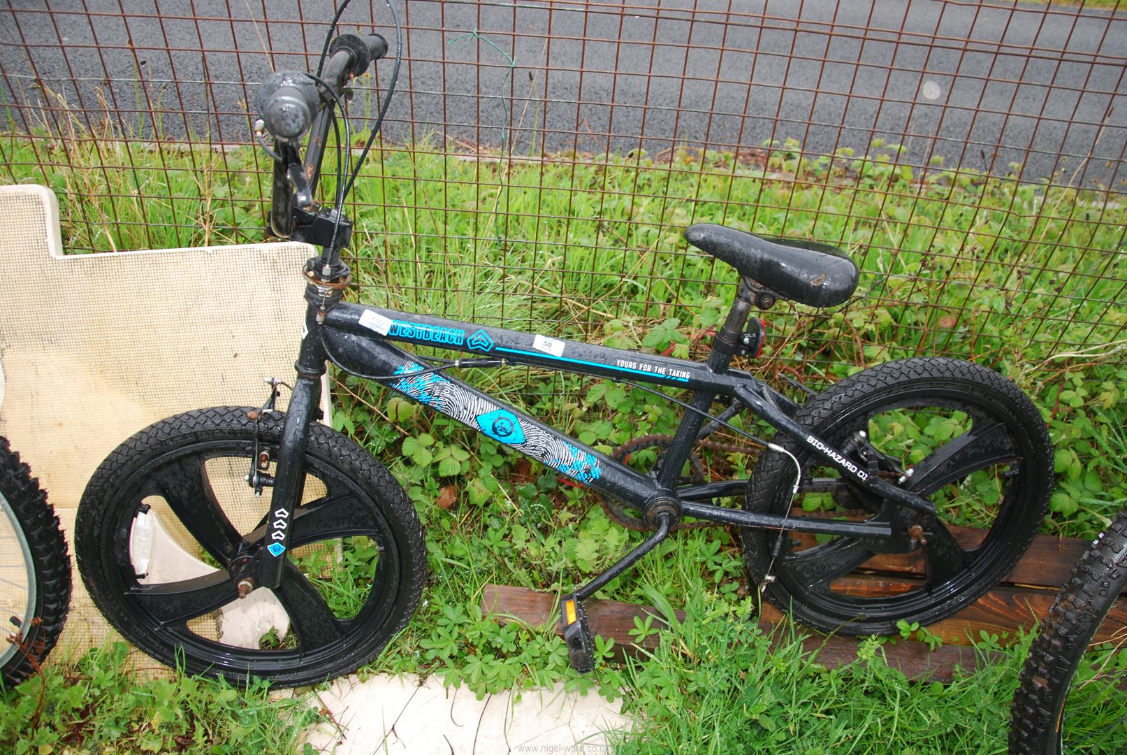 A child's stunt bike.