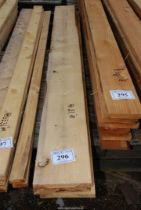 Four lengths of Cedar timber 9" x 1" x 96" long.