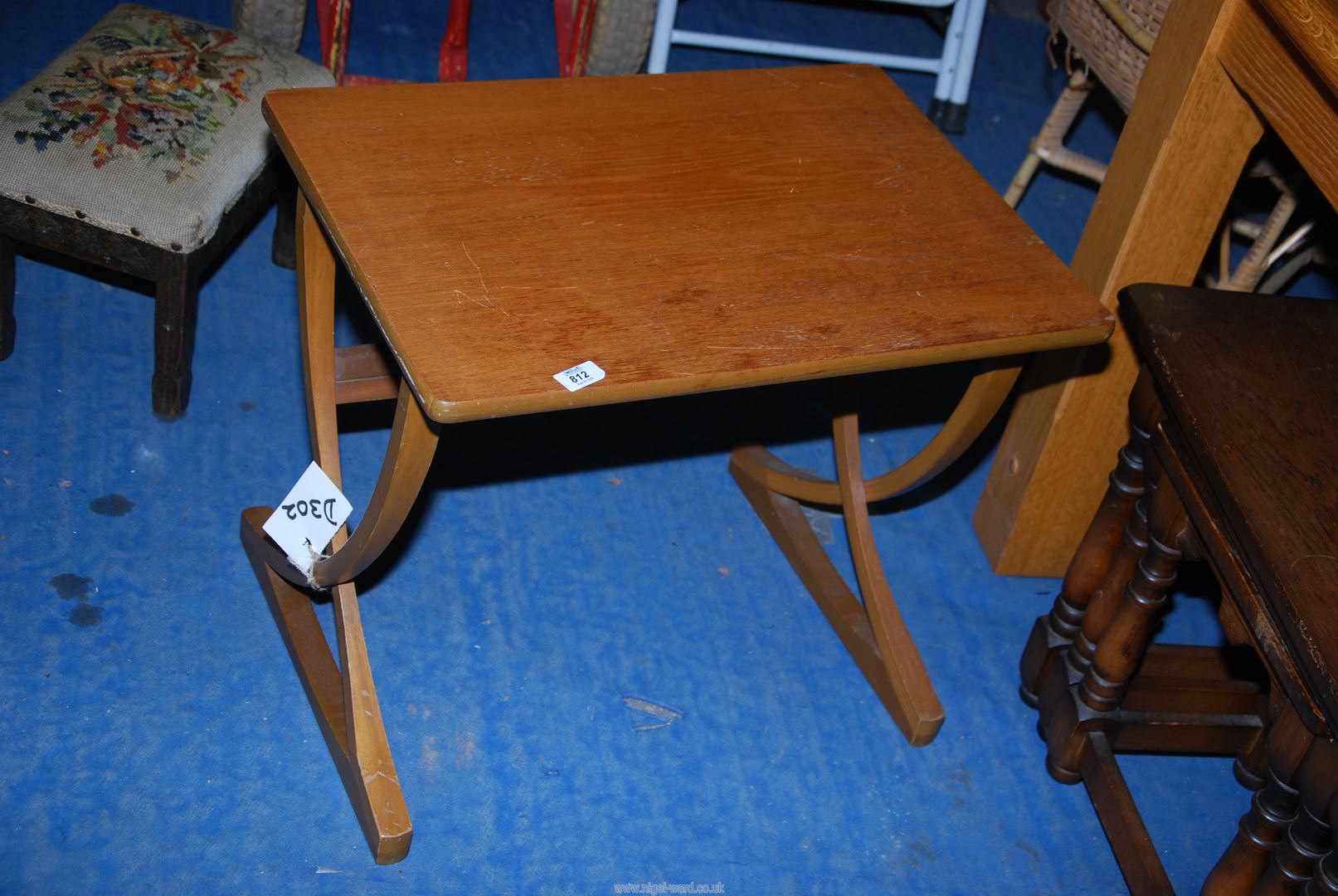 A 'Nathan' Teak occasional table.