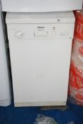 A Hotpoint slimline dishwasher (eight place setting).