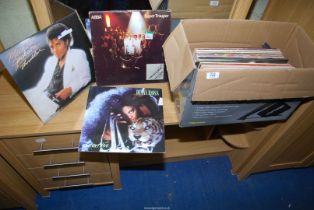 A quantity of LP records including Diana Ross, Abba etc.