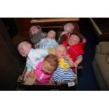 A quantity of 'Re-born' baby dolls.