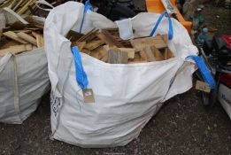 A bag of softwood offcuts.