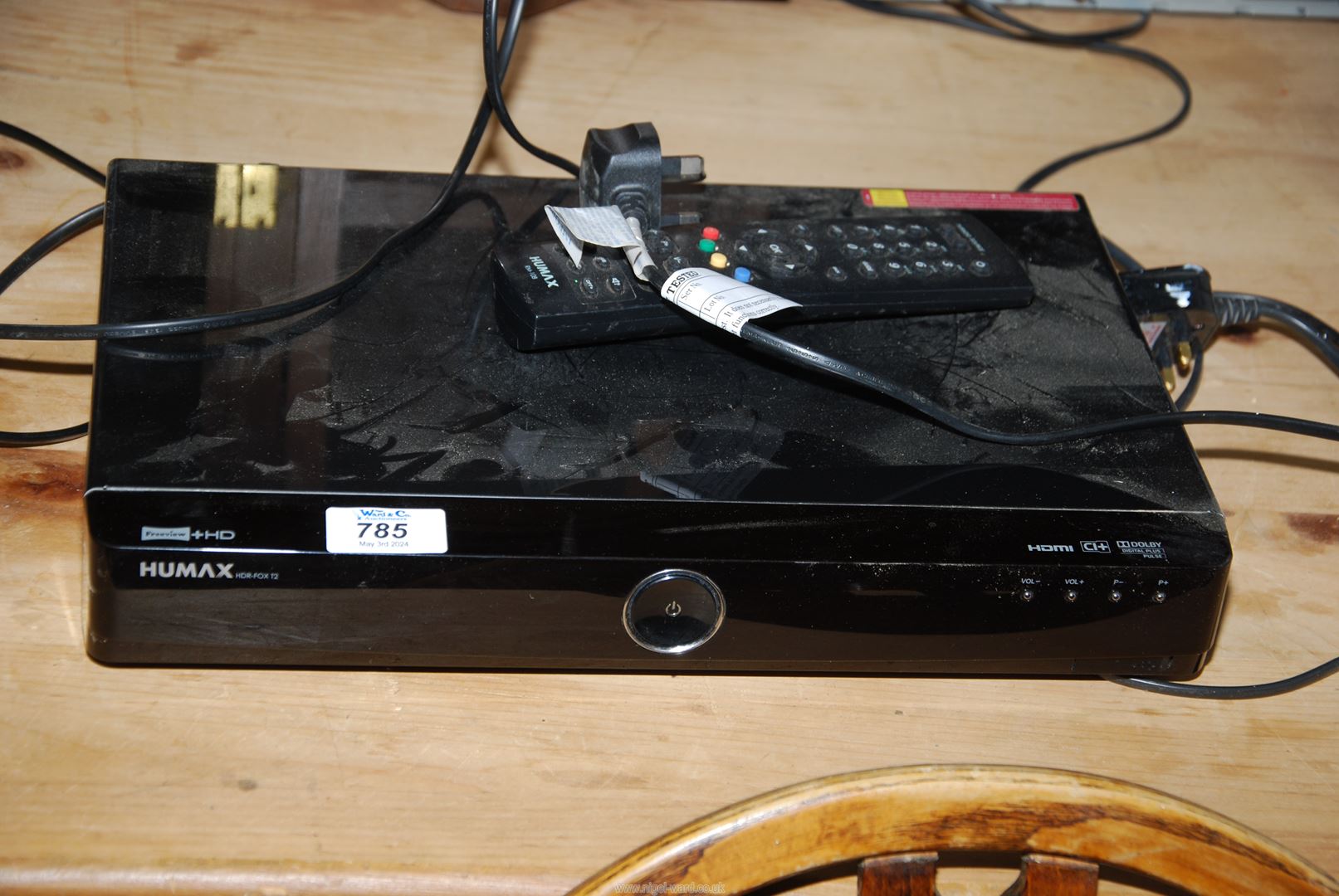 A Humax freeview and HD box.
