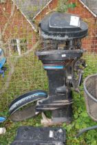 A Mercury 50 hp electric start three cylinder,