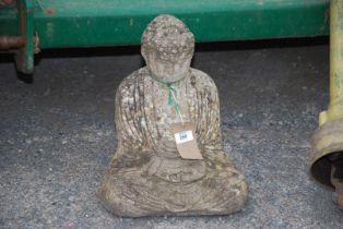 A concrete Buddah.