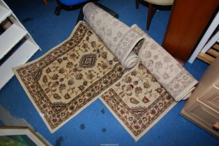 Two carpet runners 67 x 300cm both by Flair Sincerity.