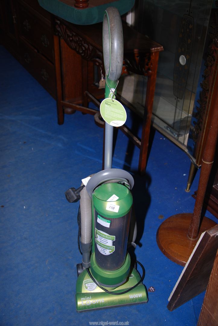 An Electrolux 1600 watt vacuum cleaner.