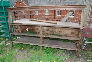 An Oak potboard Welsh dresser,