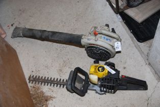 A garden blower (good compression), and a McCulloch garden hedge trimmer (good compression).