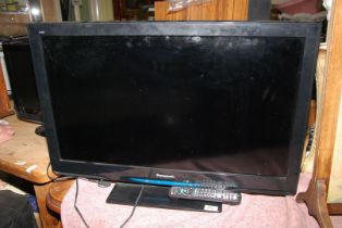 A 31" Panasonic TV with remote.