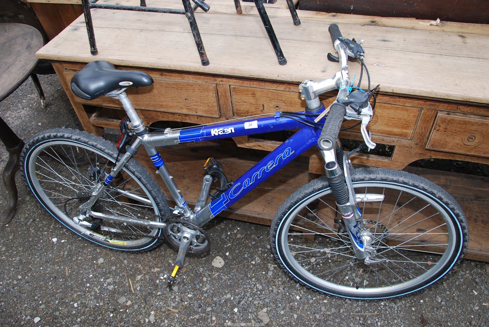 A Carrera gents 18 speed with disc brakes Bicycle.