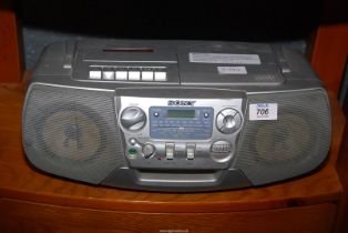 A Sony CD Radio Cassette Corer.