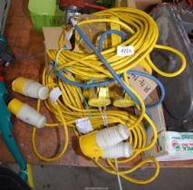 A 110 volt Transformer and leads, etc.